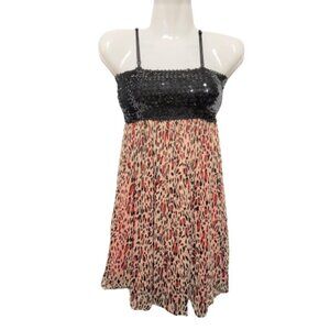 Red Sparkly Glitter Mini Dress Size S or Petite